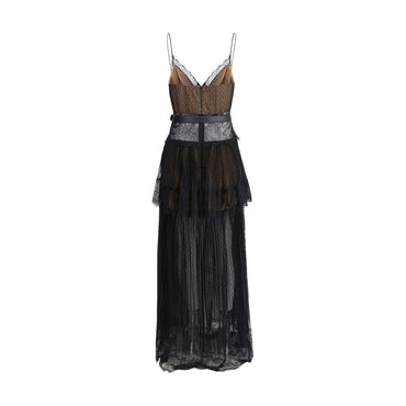 Self-Portrait Long lace Dress