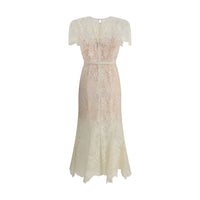 Self-Portrait Lace midi Dress