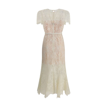 Self-Portrait Lace midi Dress