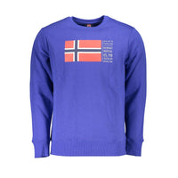 Norway 1963 Blue Cotton Men Sweater