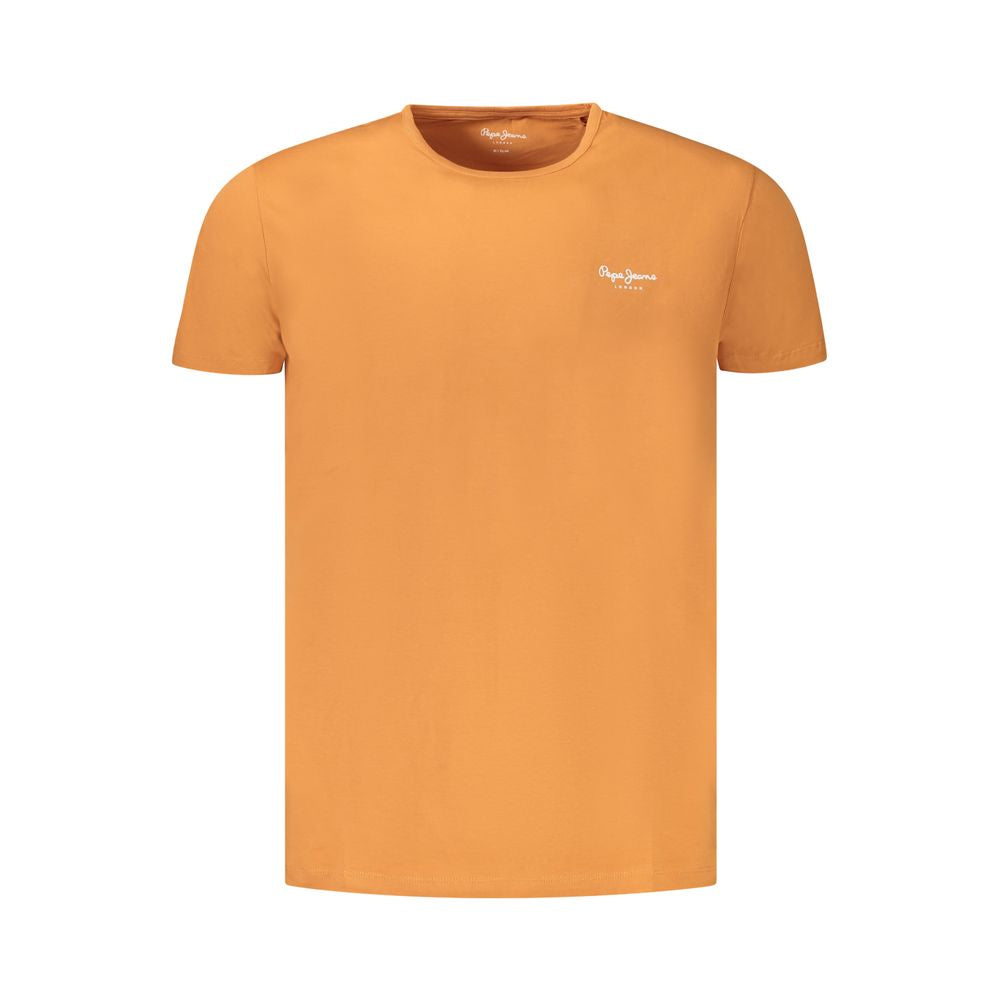 Pepe Jeans Orange Cotton Men T-Shirt