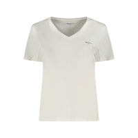Pepe Jeans White Cotton Tops & T-Shirt