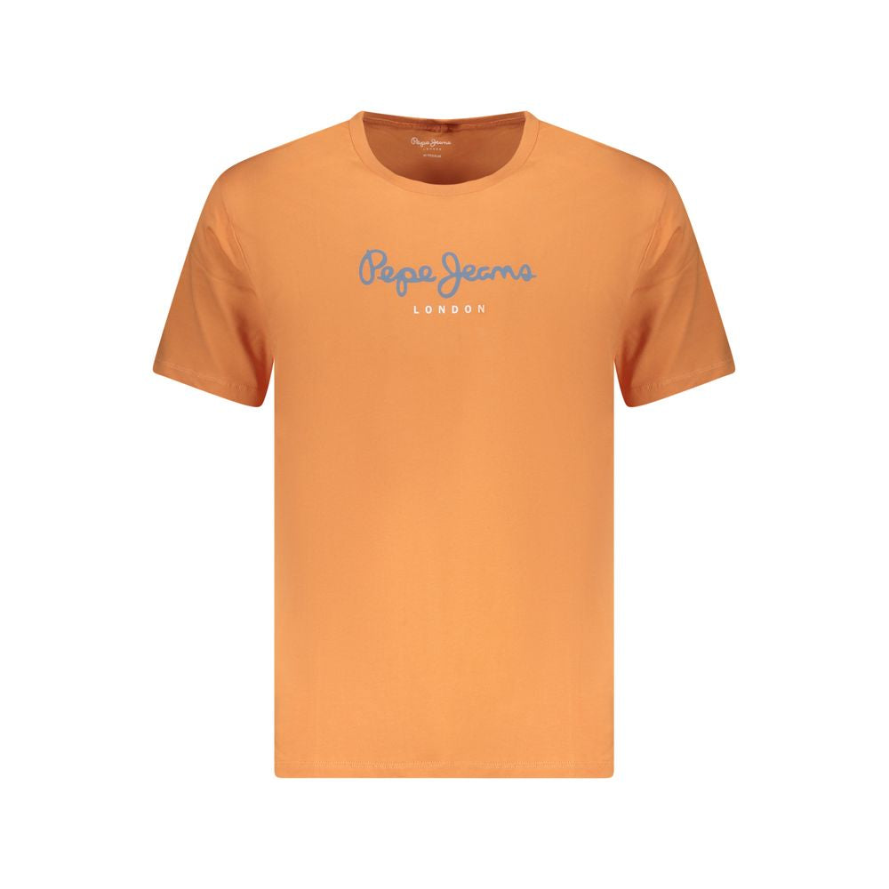 Pepe Jeans Orange Cotton T-Shirt