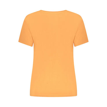 Pepe Jeans Orange Cotton Tops & T-Shirt