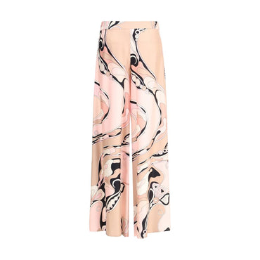 Emilio Pucci Orchid print silk Pants