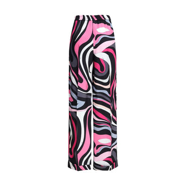 Emilio Pucci Marble print silk Pants