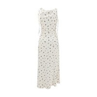 Ganni Satin floral long Dress