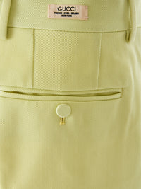 Gucci Lime Yellow Polyester Pants