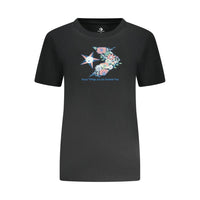 Converse Black Cotton Tops & T-Shirt