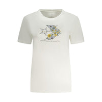 Converse White Cotton Tops & T-Shirt