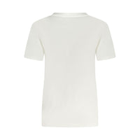 Converse White Cotton Tops & T-Shirt