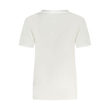 Converse White Cotton Tops & T-Shirt