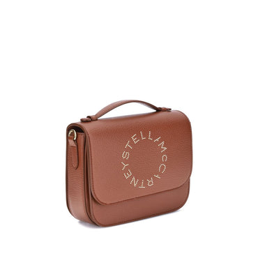 Stella McCartney Logo Flap Bag Eco Embossed Grainy Alter