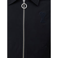 Ami Paris Black Polyester Jacket