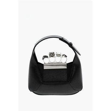 Alexander McQueen Black Calfskin Tote Bag