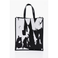 Alexander McQueen Black And White Nylon Shoulder Bag