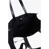 Alexander McQueen Black And White Nylon Shoulder Bag