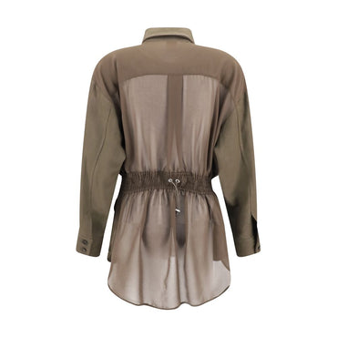 PINKO Linen Shirt Jacket