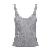 PINKO Metallic Knit Top