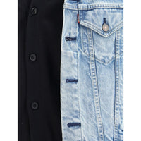 Junya Watanabe Denim Jacket with Cardigan