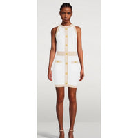 Balmain White Viscose Dress
