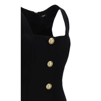 Balmain Black Wool Dress