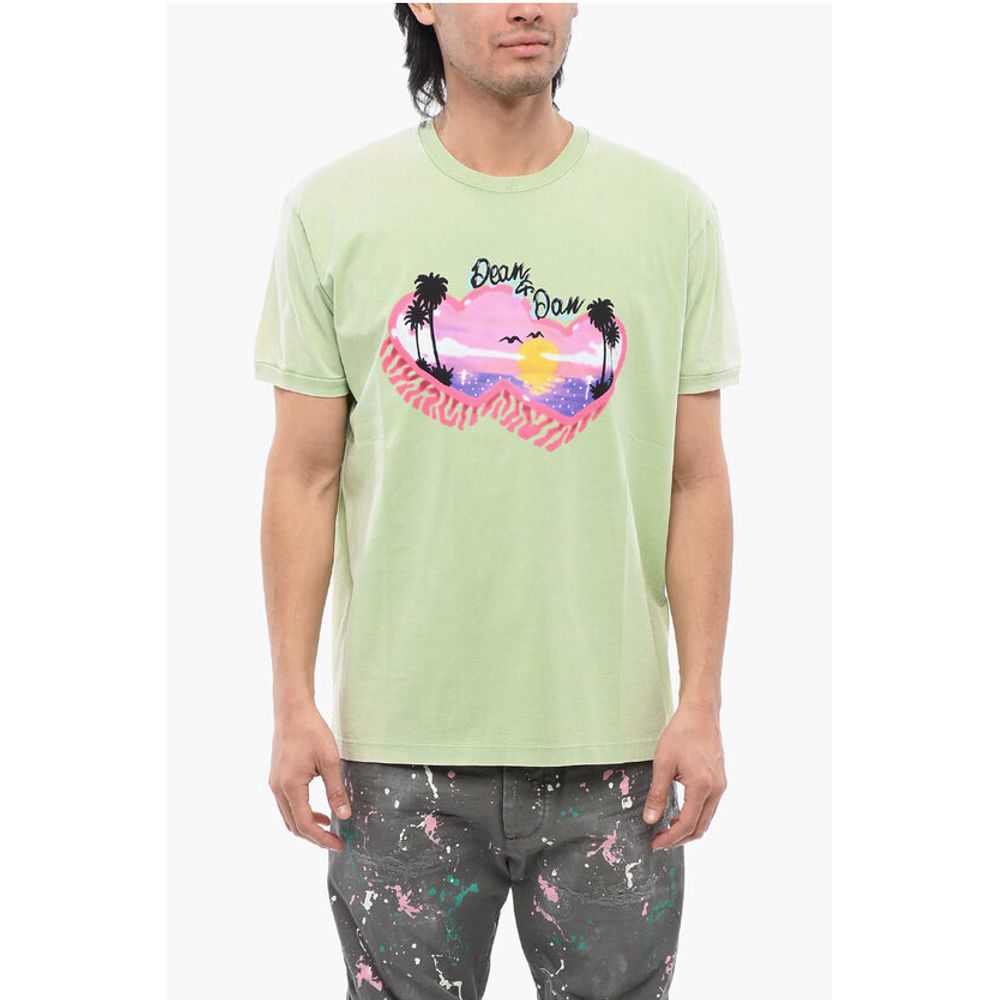 Dsquared² Beach Print Muscle Fit T-shirt