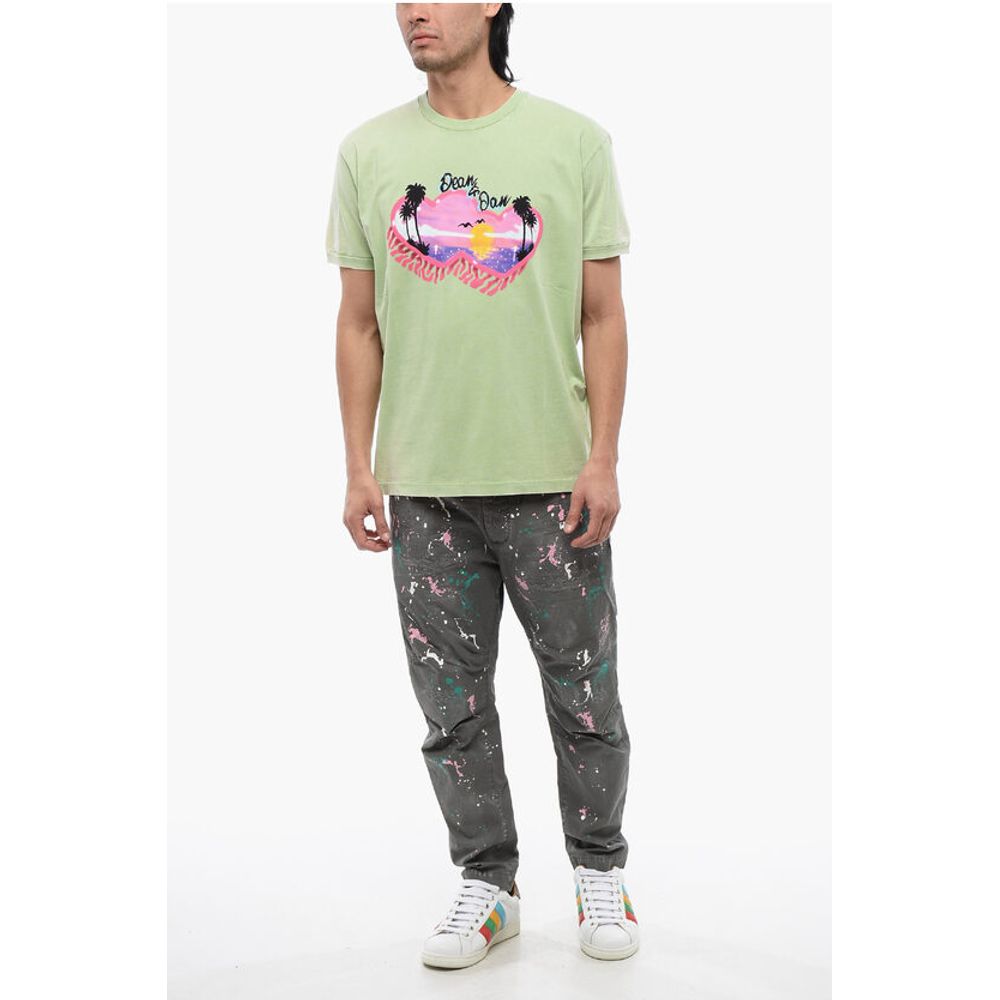 Dsquared² Beach Print Muscle Fit T-shirt
