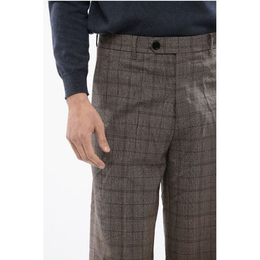 AllSaints Checked Loose Fit HOBART Pants
