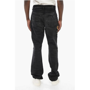 Amiri Embroidered VARSITY EAGLE Regular Fit Denims 22cm