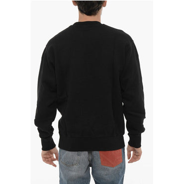 Ambush Brushed Cotton Crew-neck Sweatshirt with Printed Logo