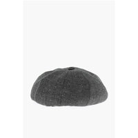 Dior Prince of Wales Motif Virgin Wool Basco Hat