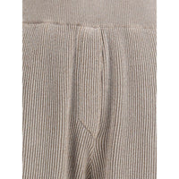 Brunello Cucinelli Ribbed lurex Pants