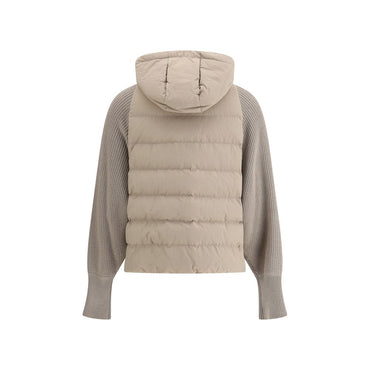 Brunello Cucinelli Wool sleeved Down Jacket