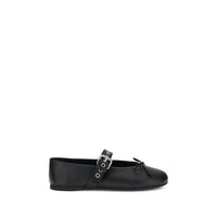 Miu Miu Leather Ballerinas