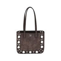 Valentino Garavani Suede Nellcôte Tote Bag