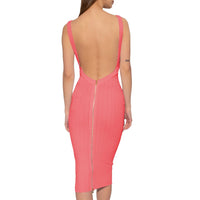 Balmain Pink Viscose Dress
