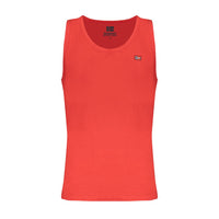 Norway 1963 Red Cotton Men Tank Top