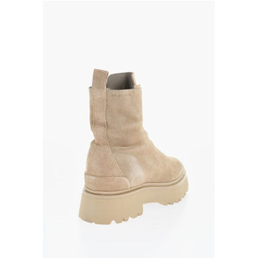AllSaints Leather OPHELIA Booties with Frontal Zip