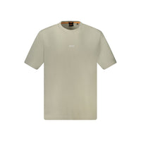 Hugo Boss Beige Cotton T-Shirt