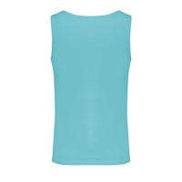 Norway 1963 Blue Cotton Men's Tank Top