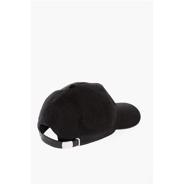 Alexander McQueen Solid Color Cap with Embroidered Logo