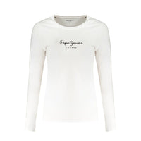 Pepe Jeans White Cotton Tops & T-Shirt