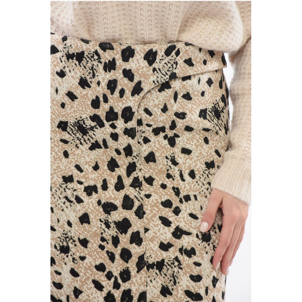 Jacquemus LES SCULPTURES Animalier OBRA Skirt with Belt