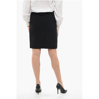 Jacquemus Straight OBRA Skirt with Asymmetric Cut