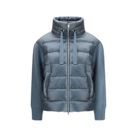 Herno Down Jacket with wool sleeves