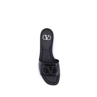 Valentino Garavani Patent leathe VLogo slide Sandals