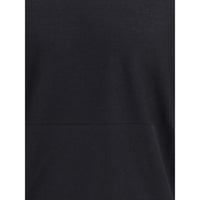 Jil Sander Black Fleece Wool Sweatshirt