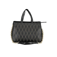Valentino Nero Poliuretano Women's Bag with Chain and Shoulder Strap