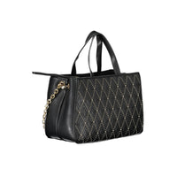 Valentino Nero Poliuretano Women's Bag with Chain and Shoulder Strap